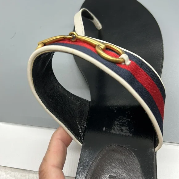 Gucci Horse-bit sandals. Size 40 - Picture 6 of 12